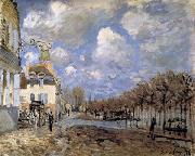 Alfred Sisley Flood at Port-Marly Sweden oil painting artist